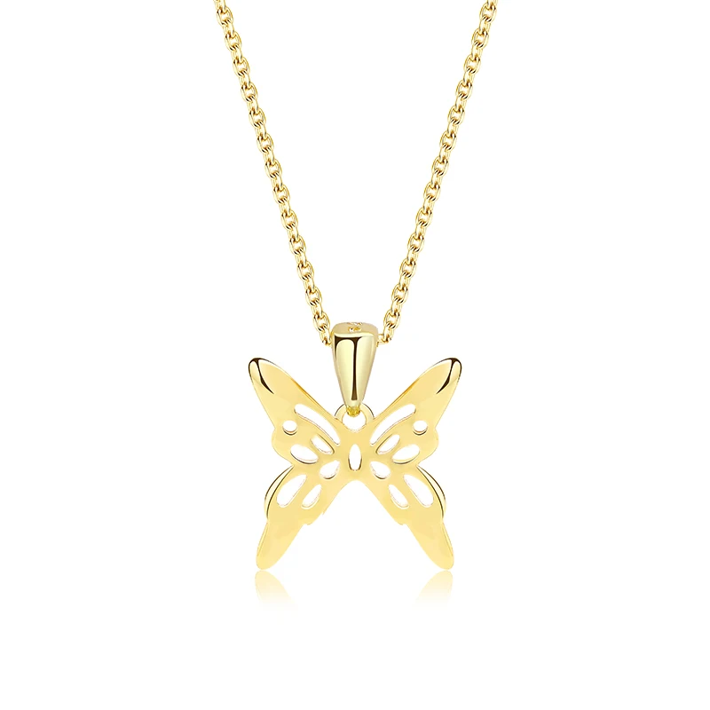 

Damila 2023 New 18K Gold Necklace 925 Sterling silver Dainty Butterfly pendant necklace for women