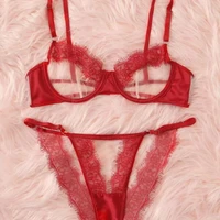 

Open Breast Sex Babydoll Girls Mature lace bra set Women Sexy Lingerie