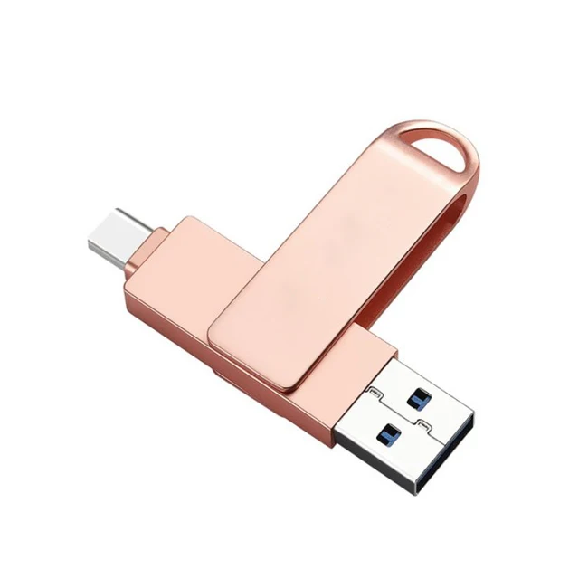 

Cheap Price Swivel Metal Strong Storage 3 In 1 Otg Usb Flash Drive 16GB For Phone