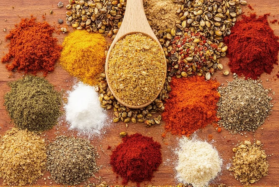 Spice blend mixing
