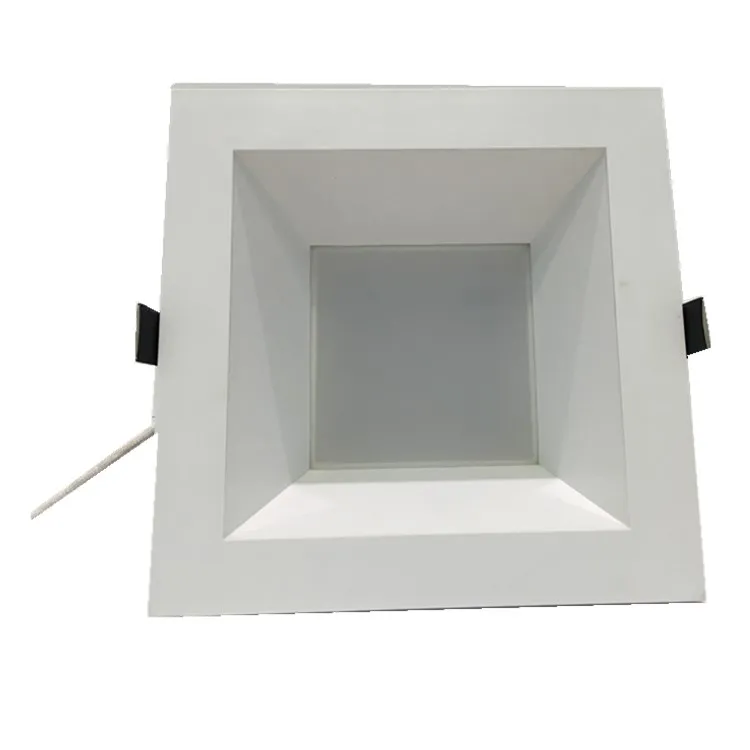 Hot sale square home decorative  led ceiling lamp led spot down light recessed ceiling light SMD residential light 12w 24w 48w