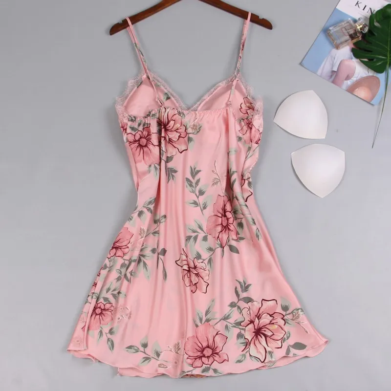 

Wholesale Women Sexy Lingerie Sexy Floral Sleepwear Suspender Nightdress