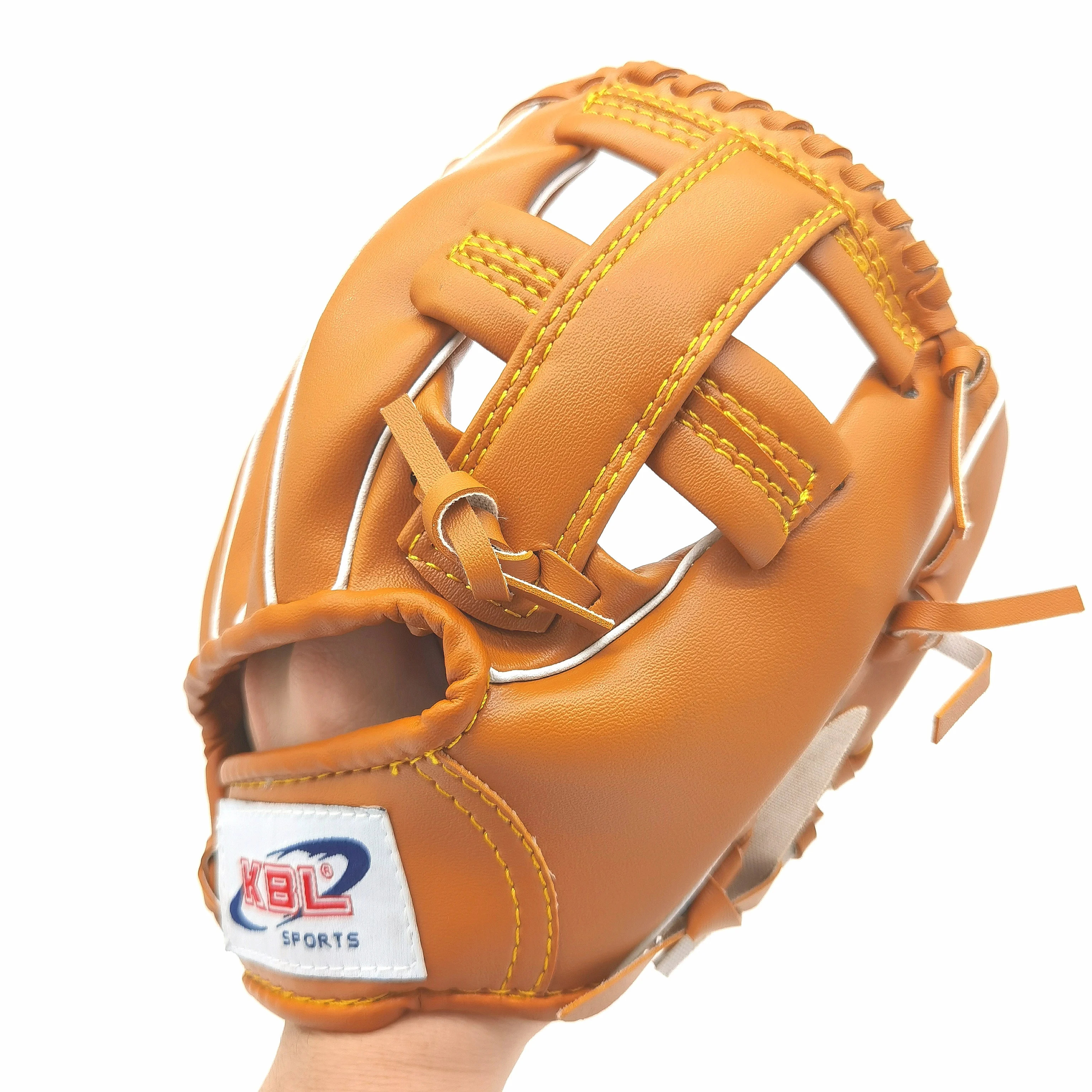 

Adult Leather Left Right Handed Sales Professional Hot Sale Youth 11" 12" & Softball Glove Kbl Sports Baseball Gloves, Orange