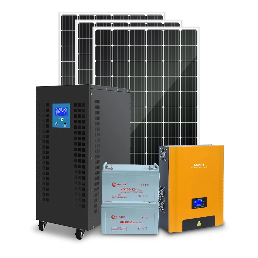 solar energy storage off grid PV panel system 20kw solar energy complete power system 380v 192v