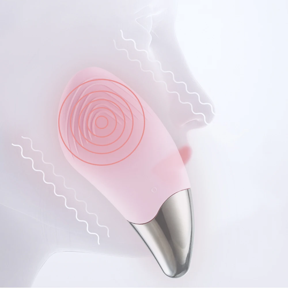

Wholesale Electric Silicone Facial Cleansing Brush Portable Face Deep Pore Cleaner Massager Ultrasonic Cleanser Brosse Visage