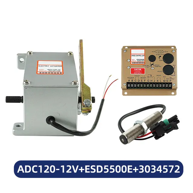 ESD5500E Engine Speed Controller - 12V/24V DC Electronic Governor For Generators & Motors