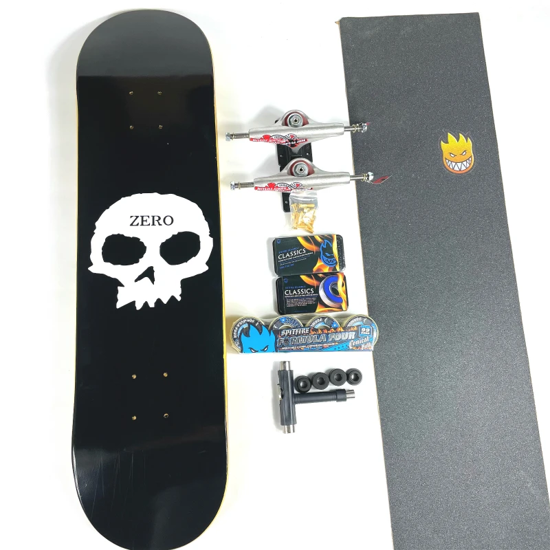 

Professional Skateboard 7 Layers Canadian Maple High Quality Complete Including Accessories 7.5/7.8/8.0/8.125/8.25/8.375/8.5inch