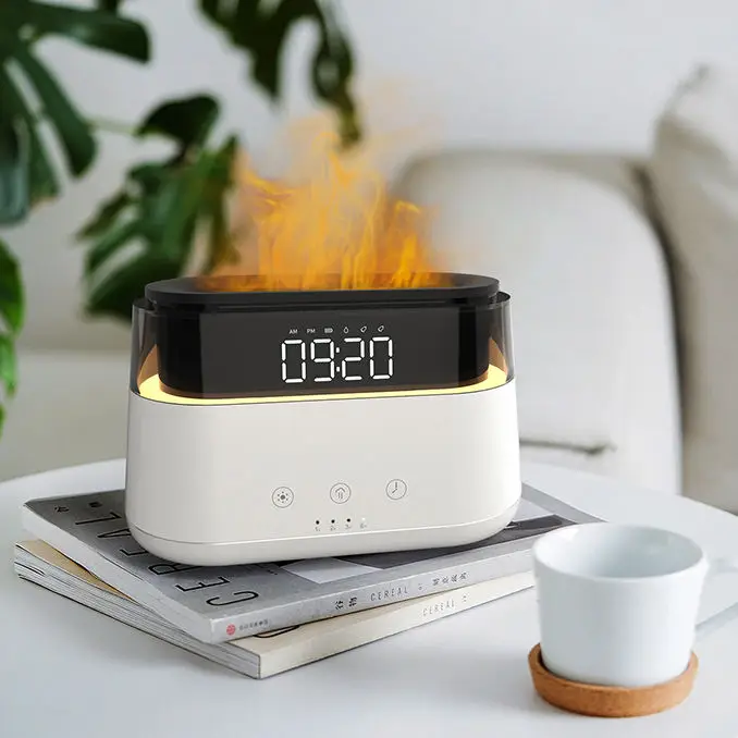 

Smart Flame Diffuser for Home Essential Oil Diffuser with 3D Flame Light Aromatherapy Fire Diffuser Humidifier