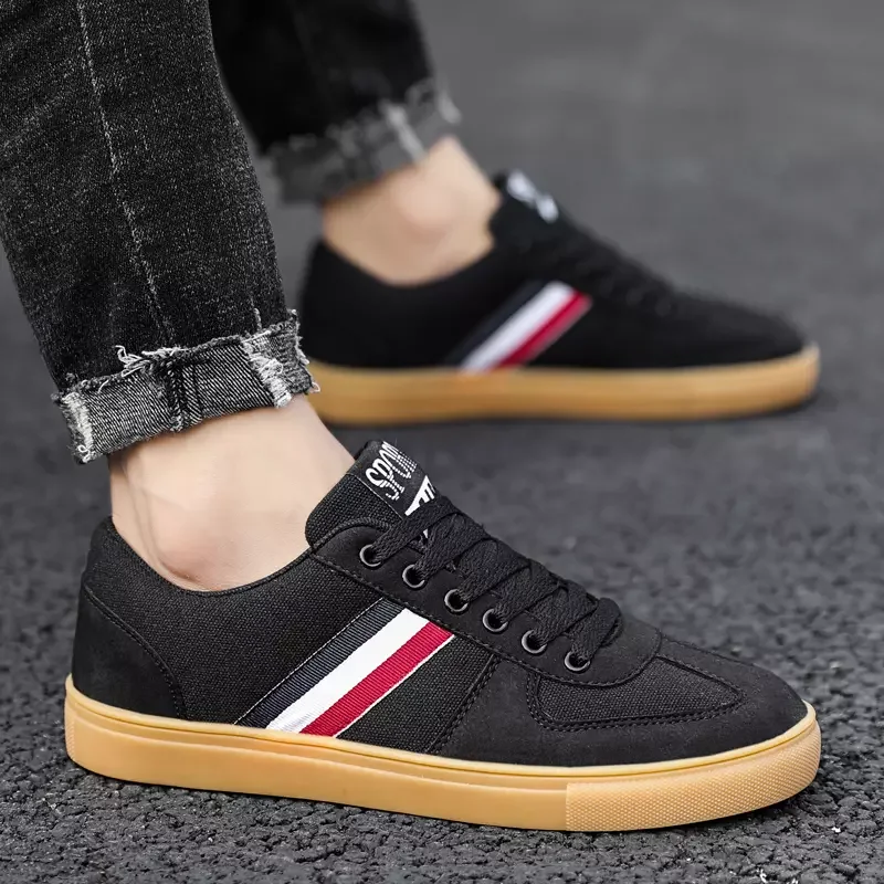 

Hot Selling Customized New Arrival Flat Mens Casual Sneakers Shoes For Male