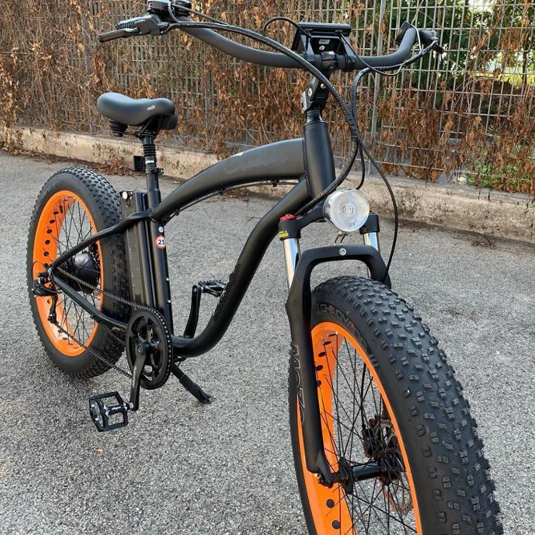 

Best feeling comfortable e-bike lithium battery electric bicycle elektrikli bisiklet big tyre bike with full suspension fork