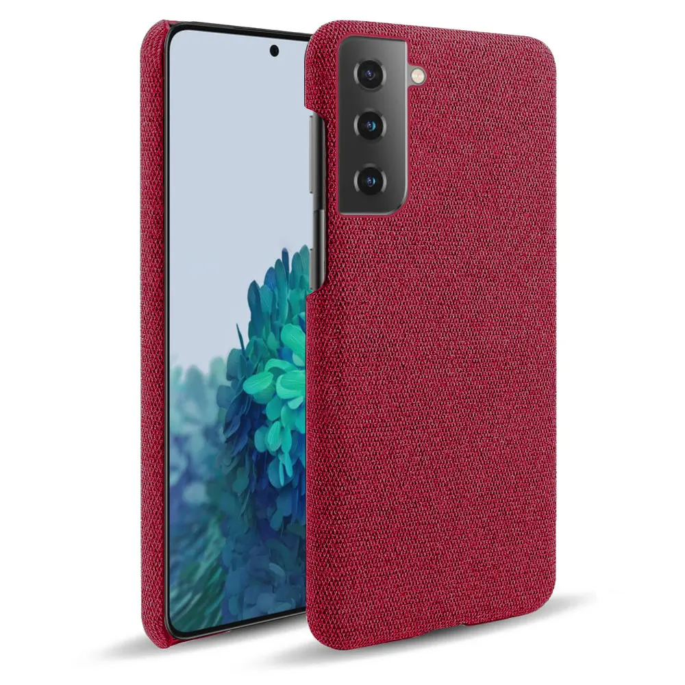 

New Arrival canvas materail slim thin pu case for galaxy s30 leather cell phone back cover for samsung s30 ultra, 5 colors