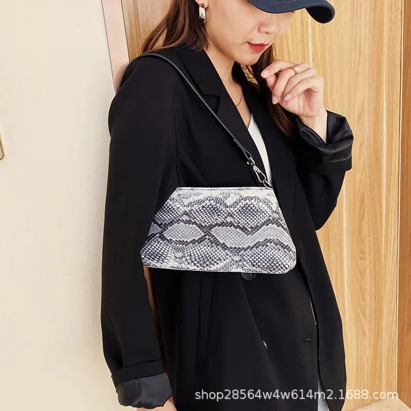 

snake print summer purse 2021 crossbody hand bags waist handbags for women purse, Yellow,blue,black