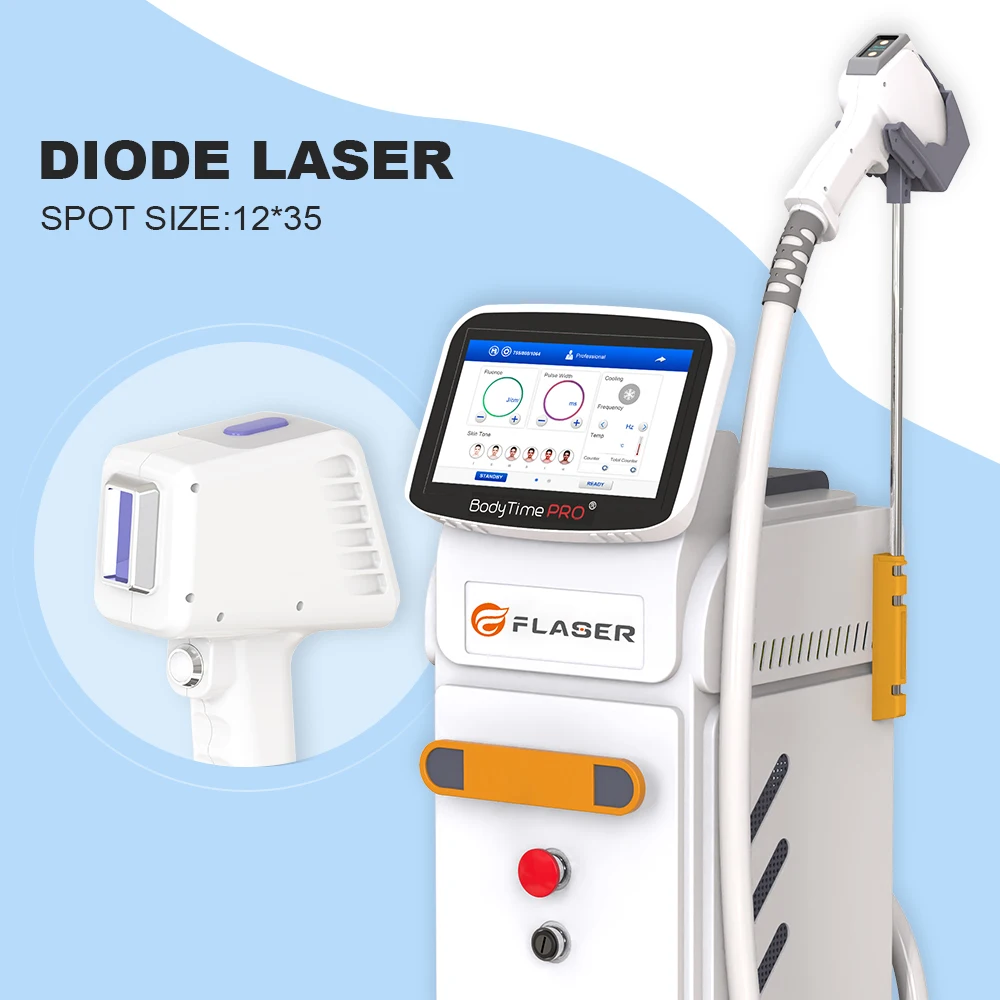 

2 handles hair removal machine 2021 3 wavelength diode laser hair removal machine toplaser 808nm diode laser, White