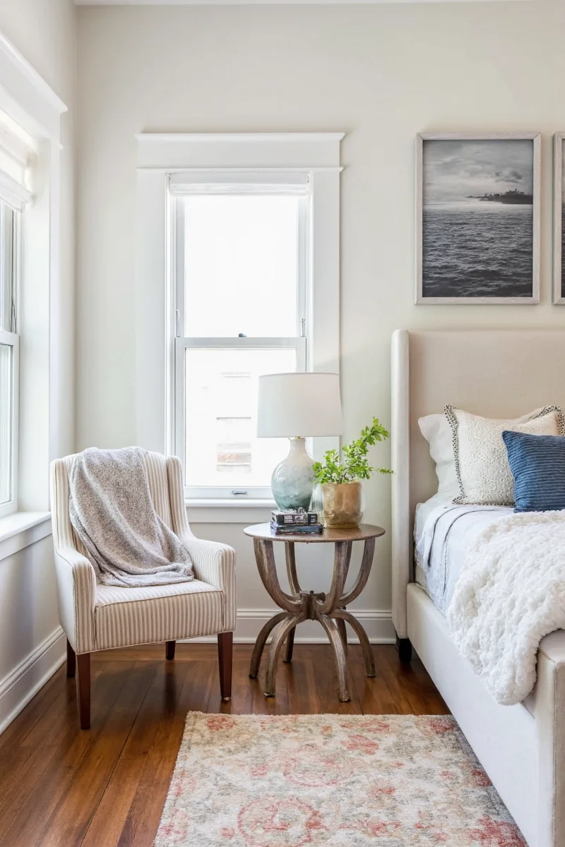 A fully decorated family room using park-inspired design