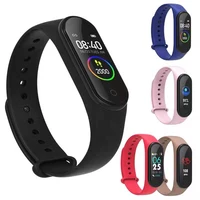 

2019 Amazon Hot Sale M4 Smart Watch Silicone Wristband Wear Os Sports Bracelet Fitness Touch Screen Android m3 smart bracelet