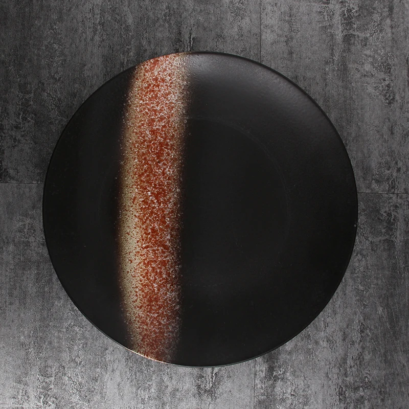 Wholesale Ceramic Plate Western-Style Food Pasta Porcelain Plate of Steak for Restaurant