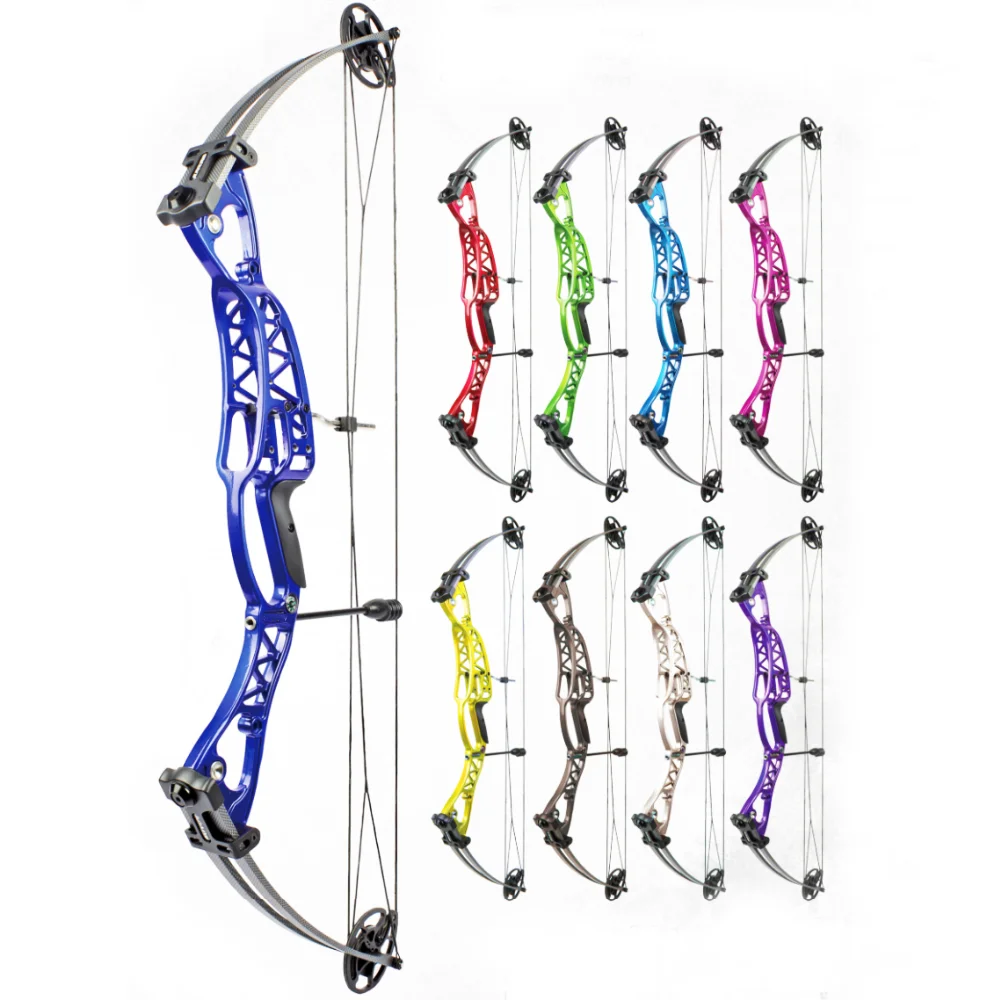 

ZS-M106 Hunting Fishing Competition Compound Bow for shooting Archery Arrow 40-60lbs Magnesium Alloy Riser Laminated Limbs