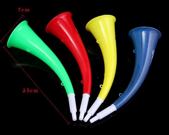 

Party Trumpet Horn Noise Makers for Sports, Games, Birthdays, Cheering Mini Vuvuzela, Custom color