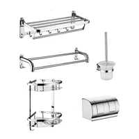 

Cheap chinese bathroom accessories 5PCS SUS304 Bathroom set