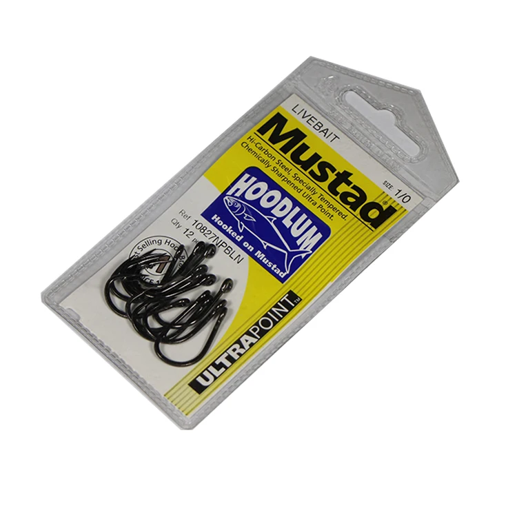 

MUSTAD 10827NP Strong fishing hooks strong high quality stainless steel fishing hook, Metallic