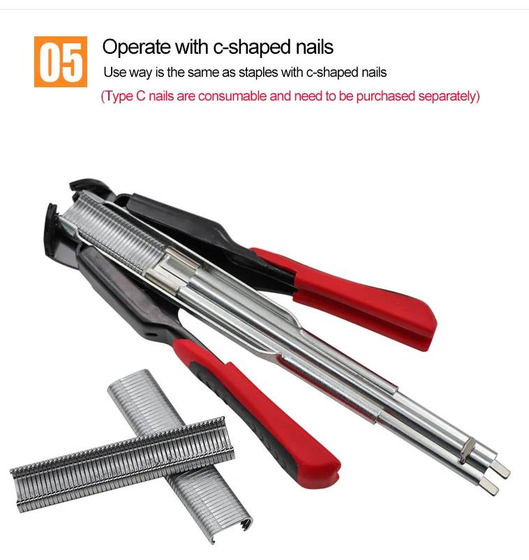 Poultry Farm C Type Nail Zinc Plating Animal Cage Plier Chicken Rabbit