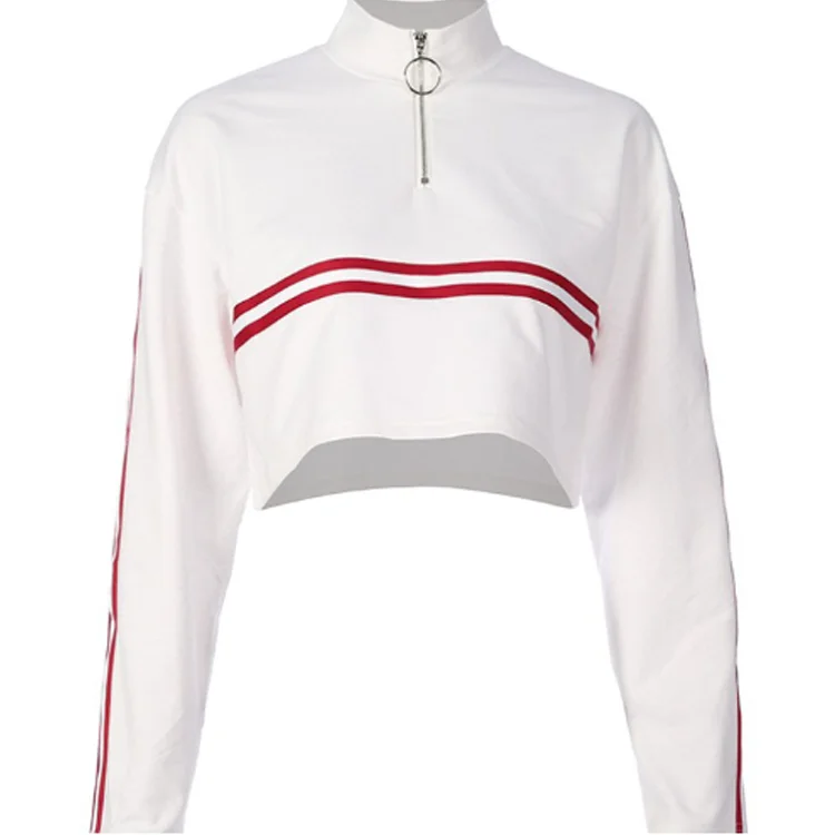 half zip ladies sweatshirt