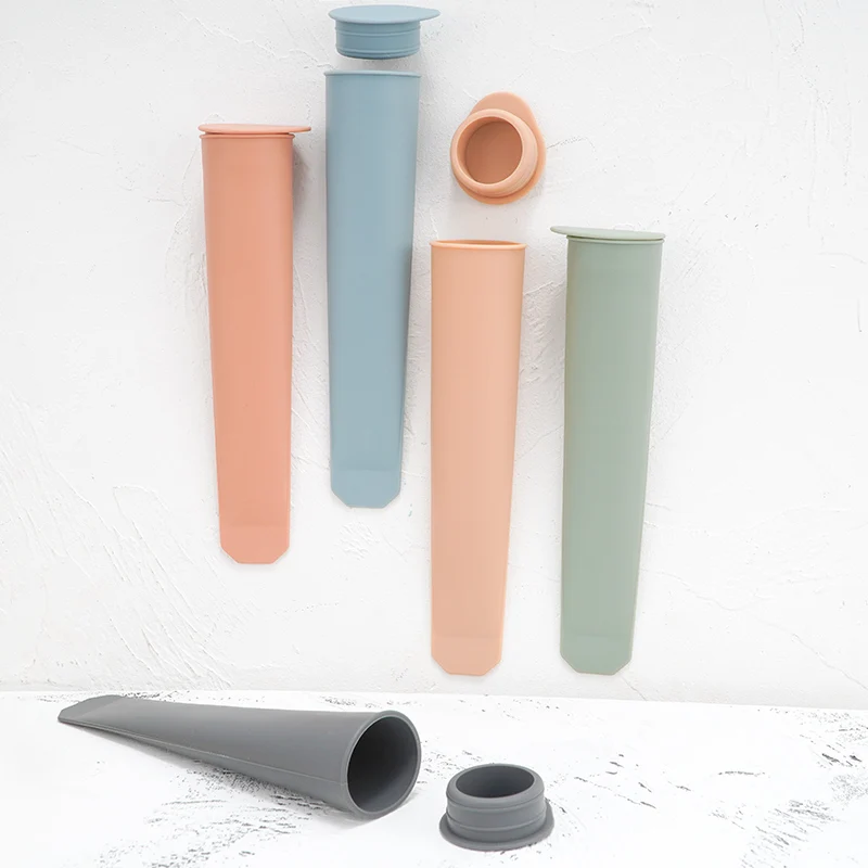 

Popular Manufacturer Of 5 Newly Designed Silicone Ice Cream Molds Reusable Long Stick Ice Molds BPA-Free