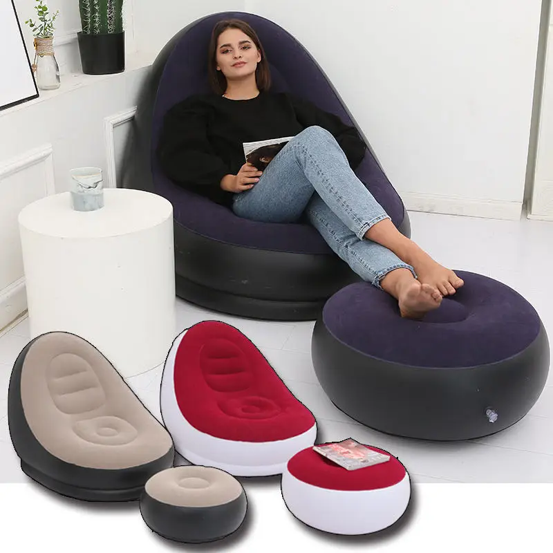 Canapé gonflable géante de salon, fauteuil paresseux en pvc, livraison gratuite, nouveau