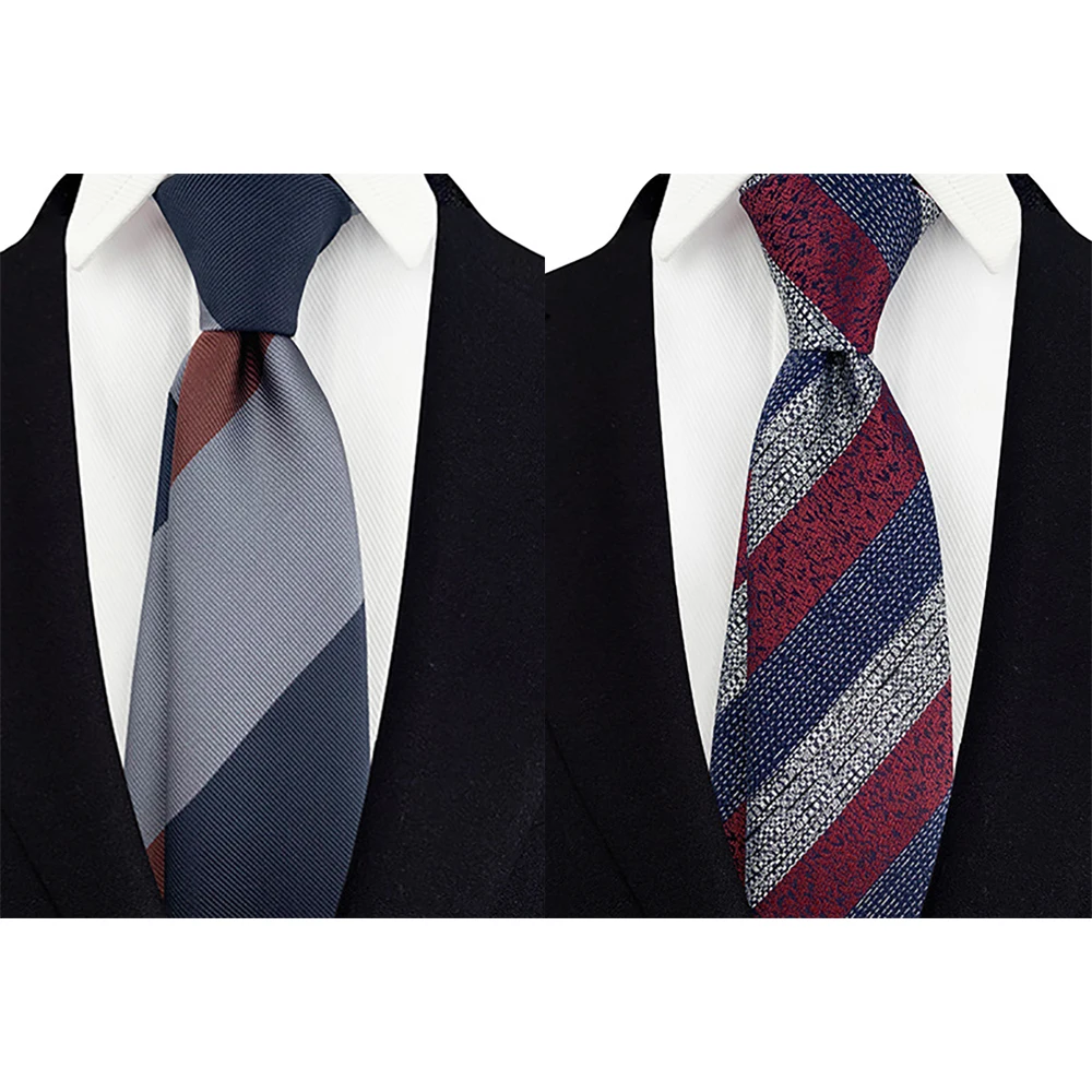 

Classic Plaid Neck Ties for Men Casual Suits Tie Gravatas Stripe Blue Mens Neckties For Business Wedding 8cm Width Men Ties