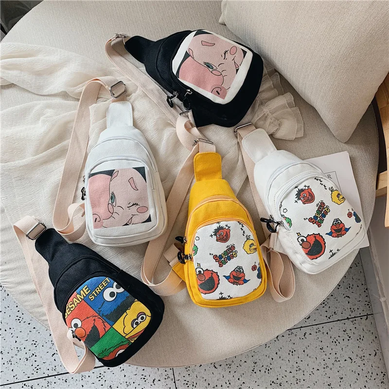 

Fashion Soft Girls One Shoulder Bag Kids Girls Mini Wallet Zipper Headphone Key Storage Mini Crossbody Bag Gift