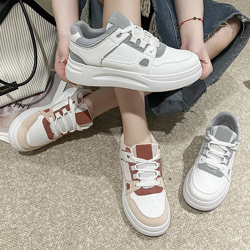 

New Spring Summer Elevated Shoes Children Versatile Little White Casual Sports