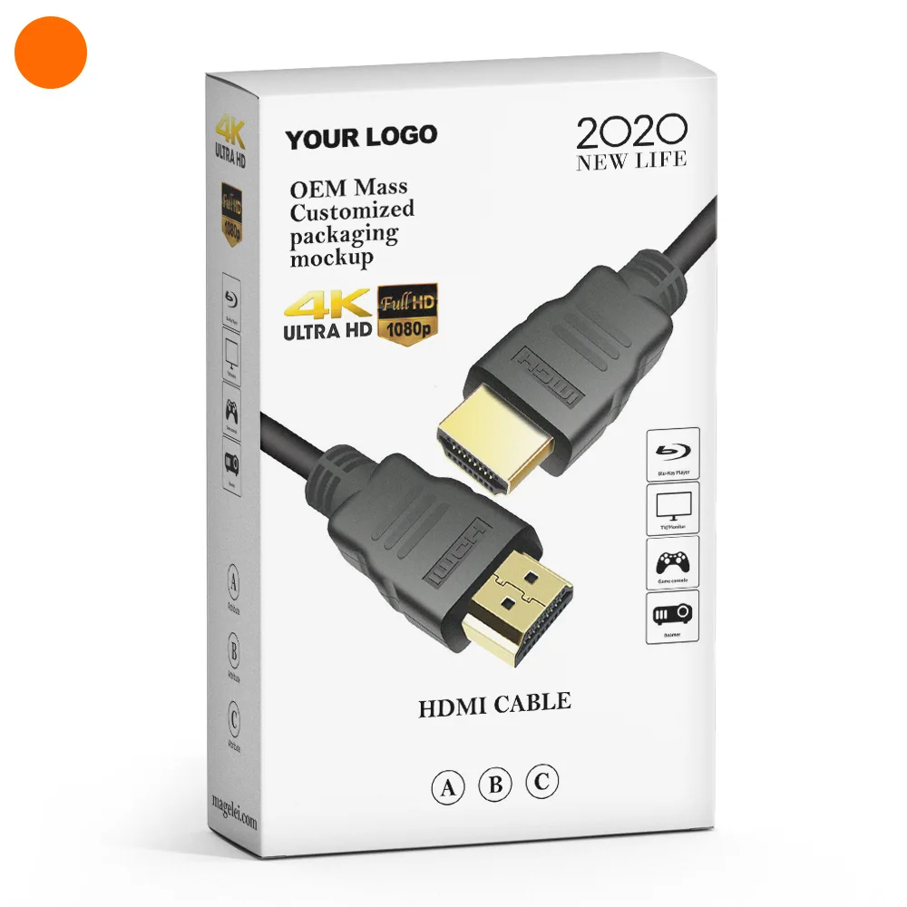 

CE OEM Promoted Gold Plated High Speed HDMI Male to Male Cable Support 3D 1080P 2160P 4K 1M 1.5M 2M 3M 5M 10M 15M 20M 25M 30M, Black