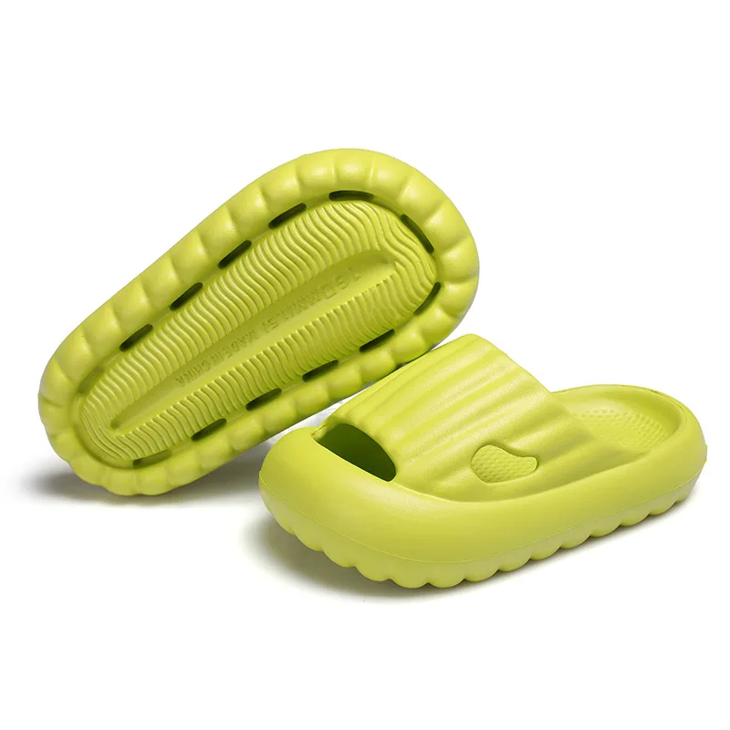 

Cute Soft Footwear Slippers Girls Boys Indoor Baby Thick Sole Kids Yeezy Slides Slippers For Children