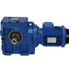 S Series 90 degree Helical-Worm gearbox transmission Flange Mounted Bevel Drive Motor Gearbox Speed Reducer