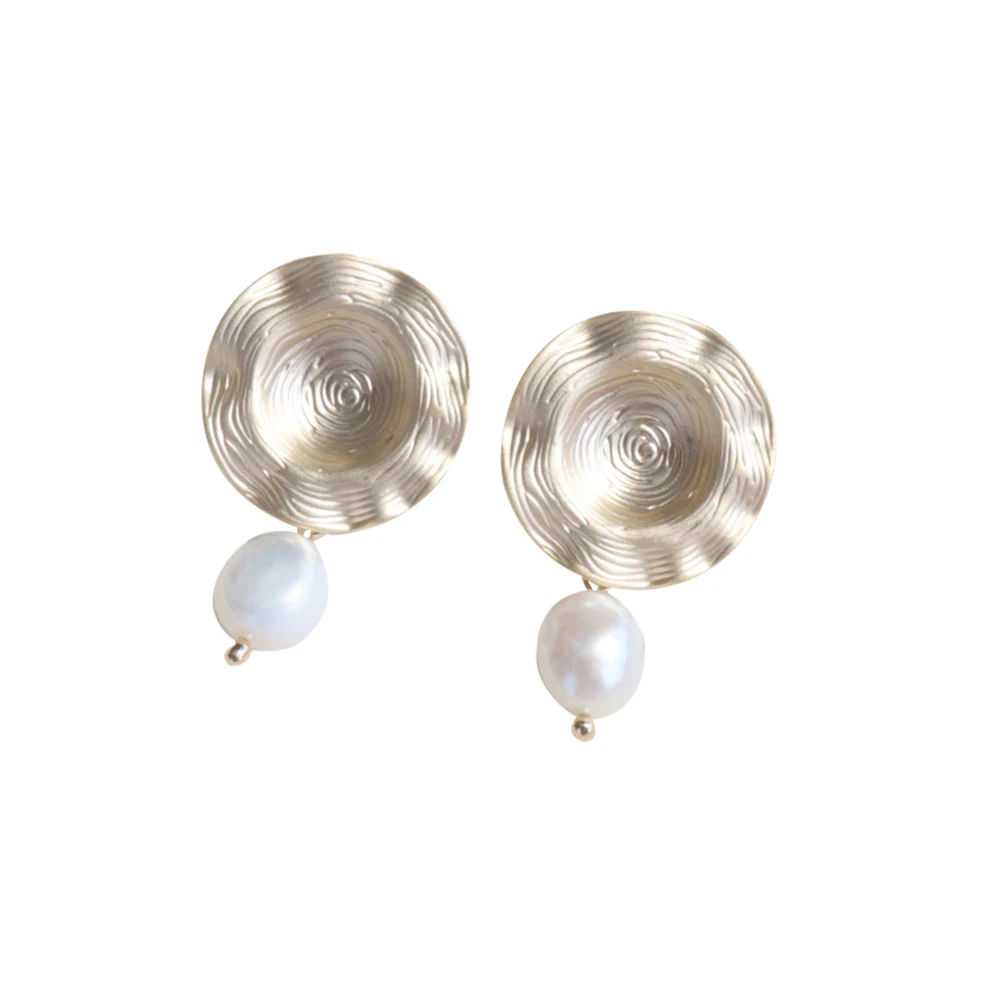 

Juhu New Korean Metal Simulated Pearl Long Dangle Earrings For Women Gold Fashion Jewelry, Colorful