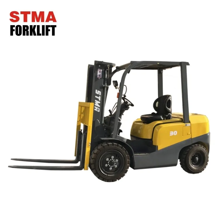 STMA counter balanced fork lift truck 3ton 3.5ton 4ton diesel forklift truck lifter with Kubota EPA engine