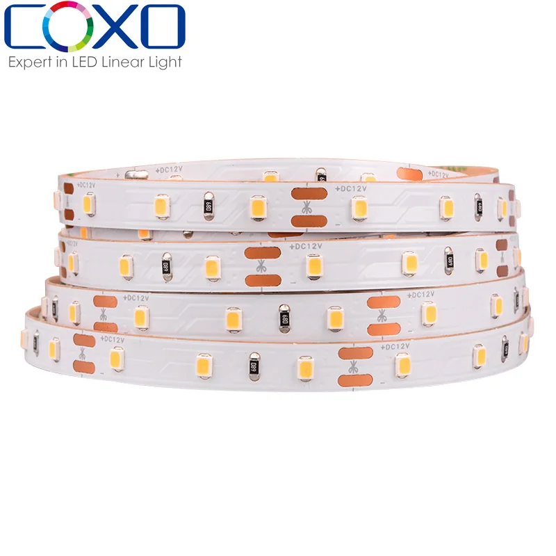 

COXO 2835 led strip light ce rohs 5 Years Warranty flexible 2700k 3000k 4000k 6200k 2835 led strip