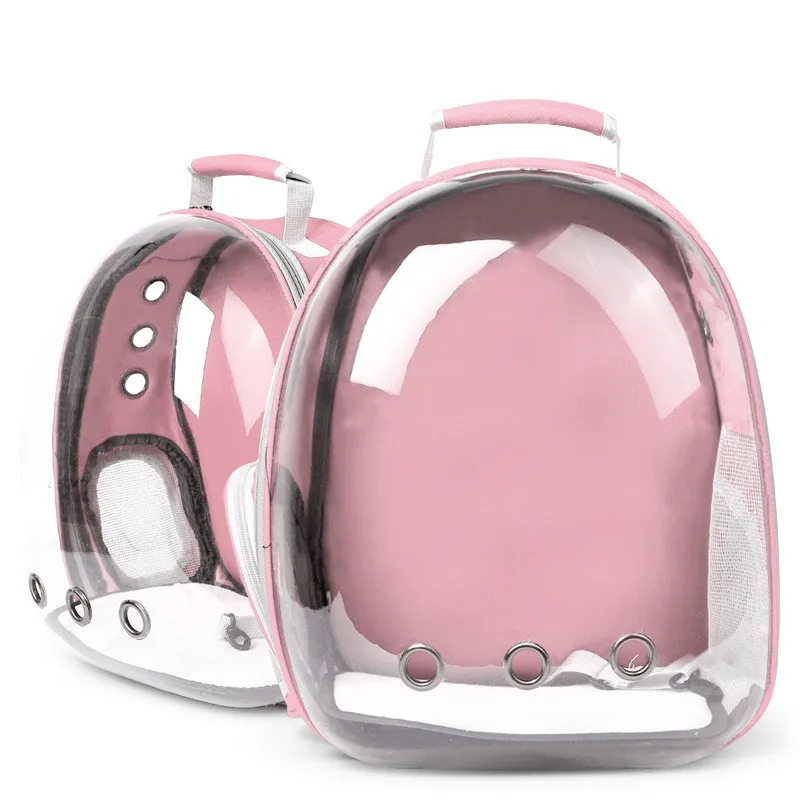 

Hot selling cat bag pet backpack pet cage out portable cat backpack breathable space pet cabin, Optional