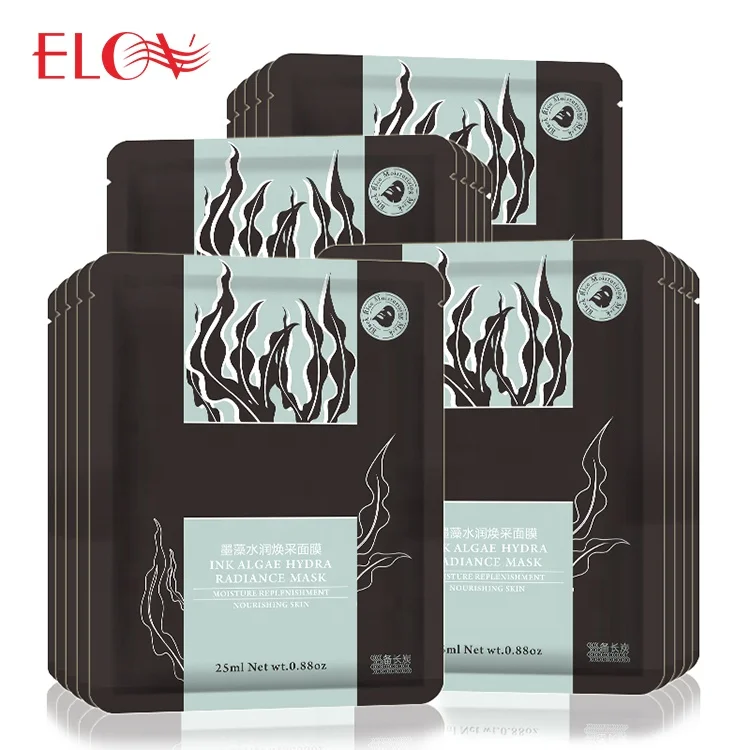 

OEM Private Label Skin Care Deep Sea Moisturizing Facial Mask Ink Algae Face Mask