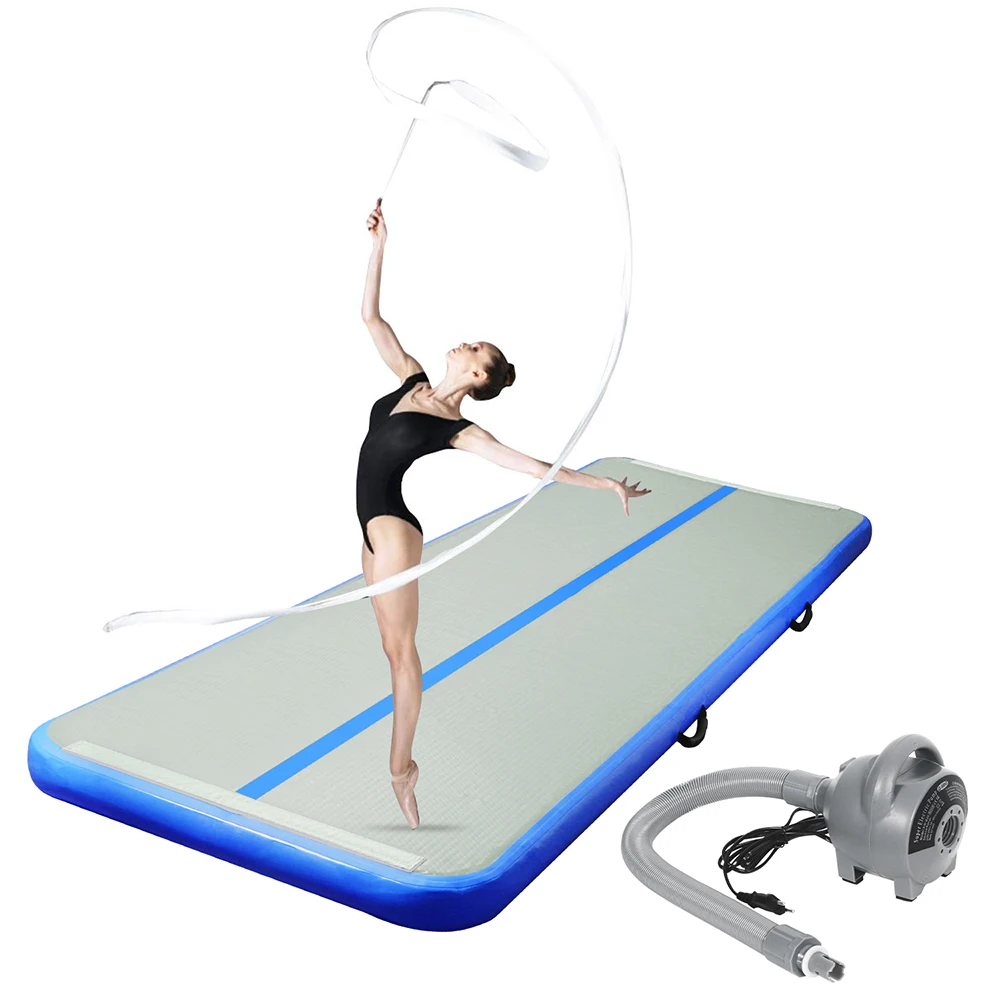 

Factory made inflatable gymnastics tumbling mat inflatable air track home air floor gym mat, Customized