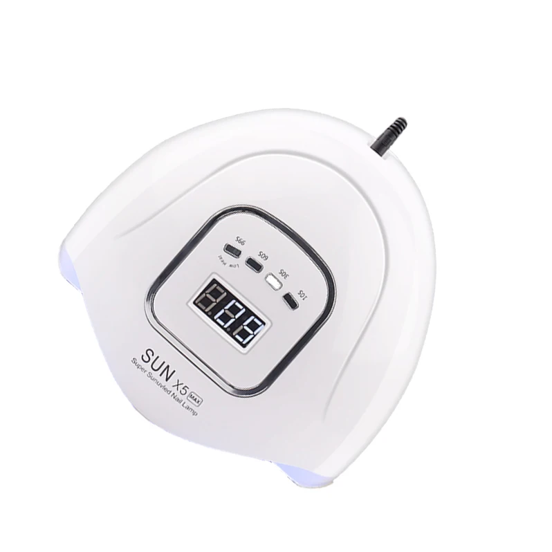 

120W Nail Lamp For Manicure Nail Salon Use Lampara Uv Led, White