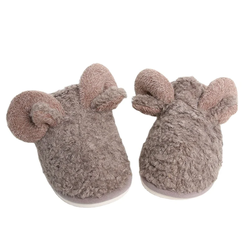 

Us shipment Indoor warm slippers lovely sheep office slippers wholesale factory in China