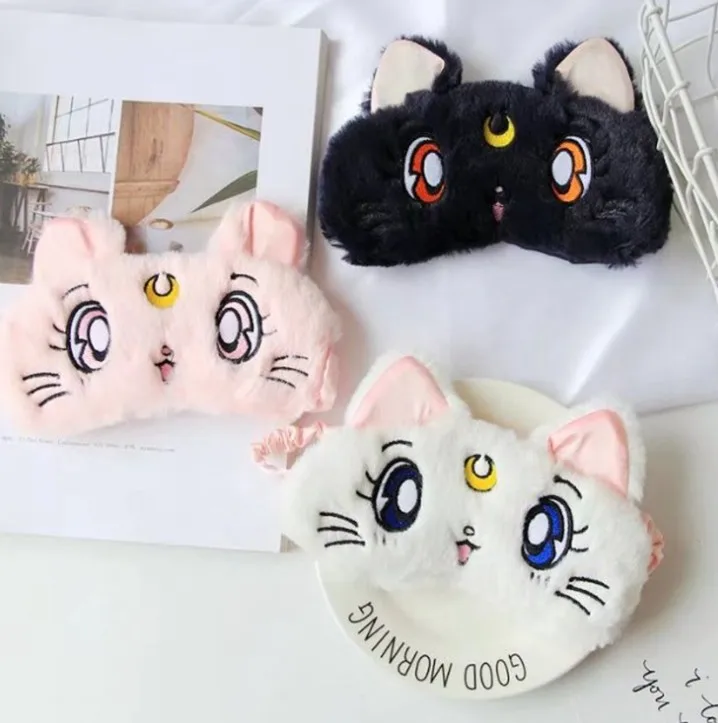 

Push Embroidery Stock Cotton Sleep Eye Mask For Girls