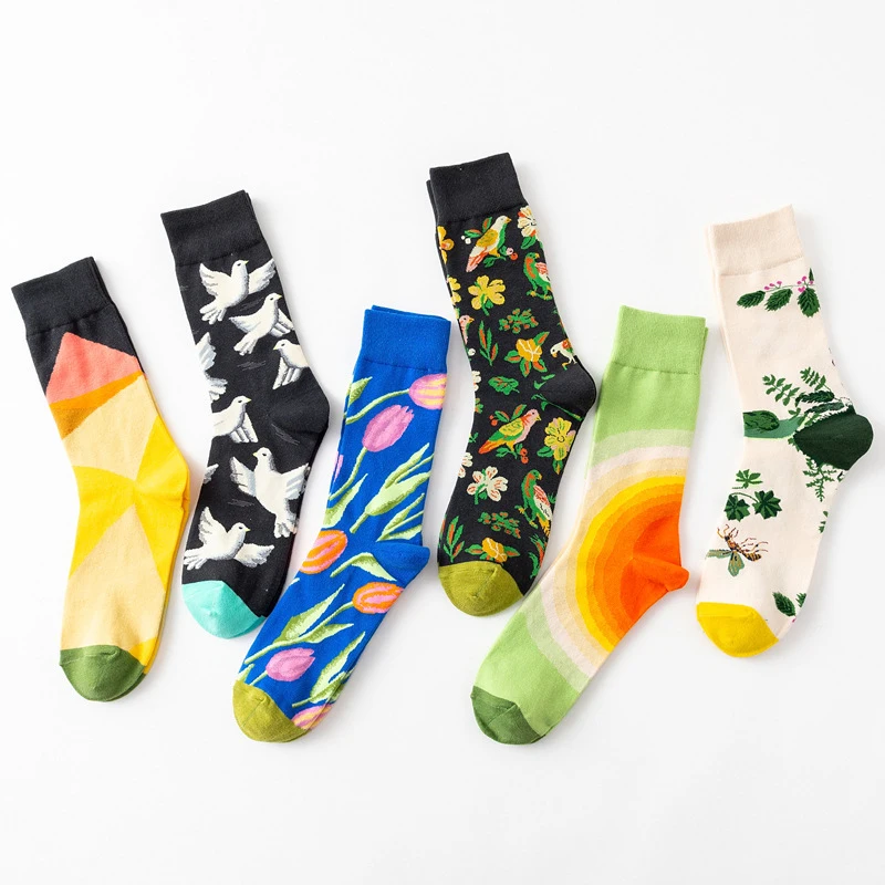 

OEM custom logo design sport grip football fuzzy novelty men dress colorful happy funny socks
