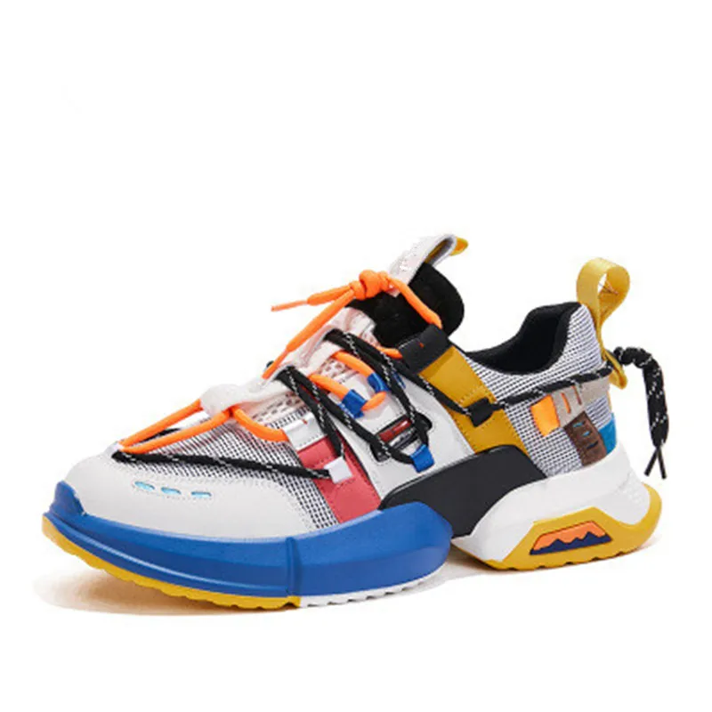 

Custom logo Fashion Chunky sneakers 2020 Autumn Fashion Brand Breathable Men Casual Sport Shoes Man Fashion Plus Sizes