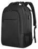 Classics Design Water Resistant Polyester Laptop Business Backpack with USB Charging for Men and Women