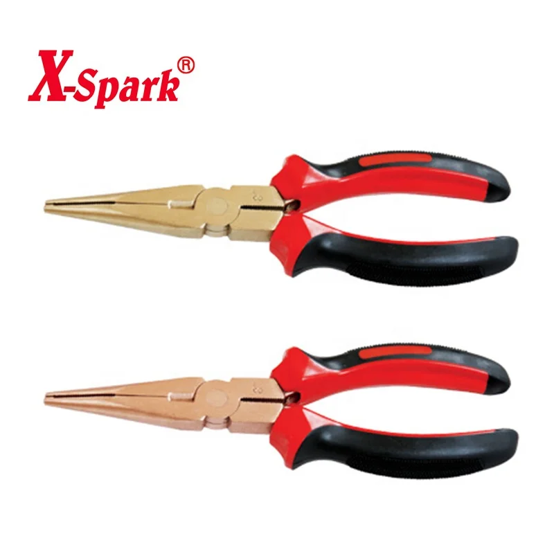 

Non Sparking Hand Tools Non Magnetic factory price lineman cutting pliers long nose pliers, Nature