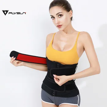 

Custom Wholesale Neoprene Breathable Private Label Neoprene Waist Trimmer Belt For Women, Black