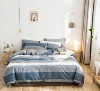 Washable 100% cotton home textiles bed quilt cover set 4pcs bedsheets printed bedding set luxury