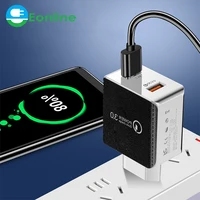 

EONLINE QC3.0 QC 4.0 USB charge Phone Fast Charging For Samsung Xiaomi Huawei Quick Charge 3.0 USB Charger Adapter Wall Plug